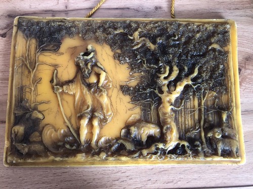 Vintage wachs relief - vintage, aus