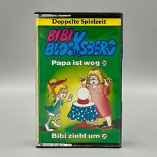 Bibi Blocksberg Doppelfolge MC Kassette Folge 20 Papa ist weg & 21 Bibi zieht um