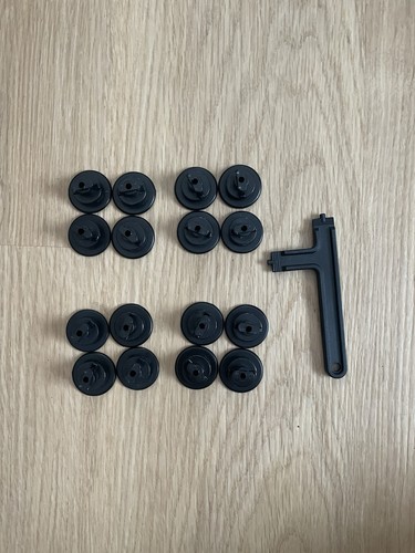 16x schrauben set für platten - set,