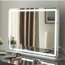 Puselo Hollywood Spiegel mit Beleuchtung Make up Schminkspiegel mit dimmbarer