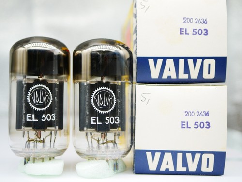 Matched pair el503 8278 valvo - pair,