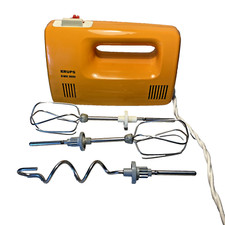 Handmixer Krups 3 Mix 3000 - Typ 322 Orange Rührgerät mit Rührbesen - Getestet