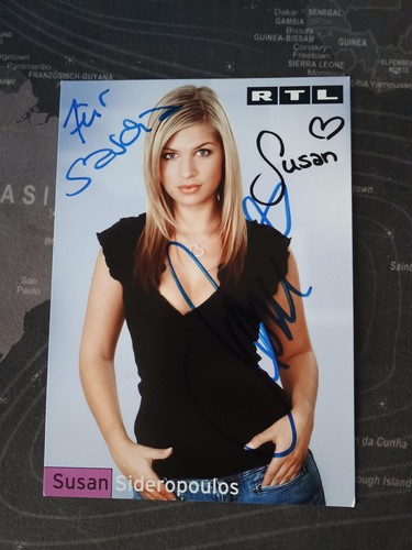 Autogramm susan sideropoulos - susan,