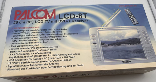 Palcom lcd 20cm tv - 20cm, 8"