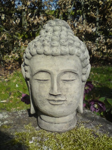 Steingarten zen lotus buddha - steingarten,