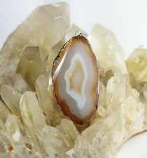 Achat - Anhänger Achatscheibe