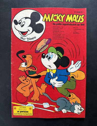 Walt disney micky maus heft - walt,