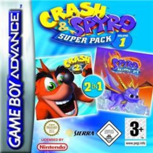 Crash und spyro season of - spyro,