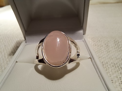 Ring silberfarben mit ovalem