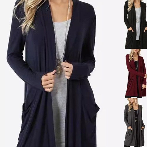 Damen langarm strickjacke - langarm,