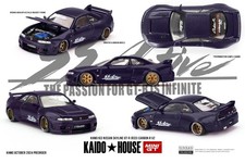 1:64 Mini GT - Nissan Skyline GT-R (R33) Active Carbon R V2 KHMG163A