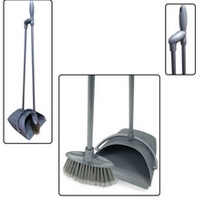 Kehrset Besen Kehrgarnitur Kehrschaufel mit langem Stiel Handfeger Handbesen