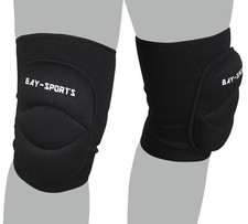 ATTACK Knieschoner Kampfsport Muay Thai Thaiboxen Stoff Kickboxen Kniebandagen