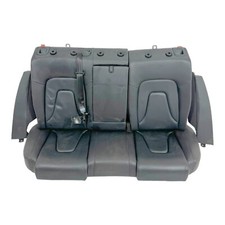A4 8K B8 Sitz Rückbank Rücksitzbank hinten 3-Punkt-Gurt schwarz soul Leder