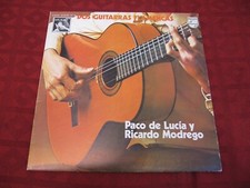 LP PACO DE LUCIA Y RICARDO MODREGO Dos Guitarras Flamencas PHILIPS SPA 1975