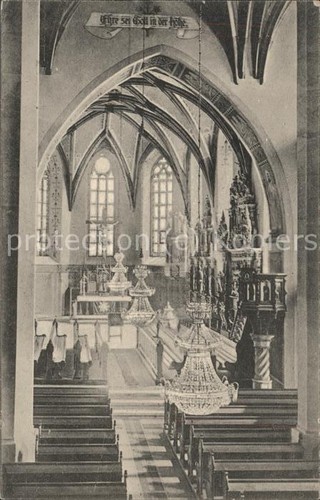 Sayda inneres der stadtkirche - inneres,