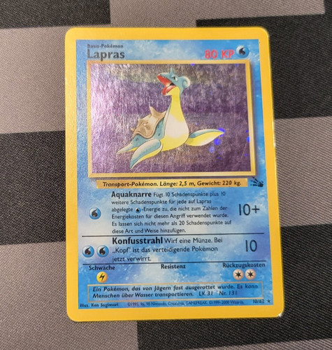 Pokemon karte lapras - pokemon, |