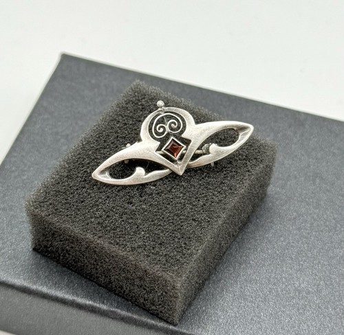 Jugendstil brosche 925 silber - brosche,