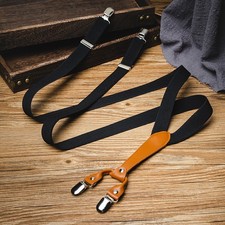 Retro hosenträger clip herren - retro,