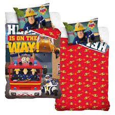 Feuerwehrmann Sam Baby/Kinder Bettwäsche für Jungen 40x60 + 100x135 cm Baumwolle