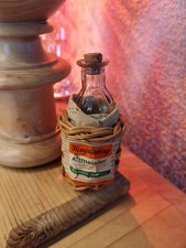 ? alter Hengstenberg Essig Korb Flasche Kaufladen Puppenküche Puppenhaus selten