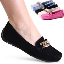 Damenschuhe Velours Mokassins