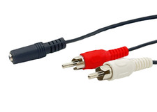 Y Adapter Stereo Audio Kabel