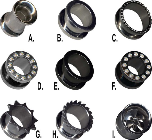 Piercingo set paar tunnel - piercingo®,