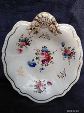 Seltene antike 1820er Jahre (GUTER ZUSTAND) englisches feines Porzellan Schrank Schale Teller
