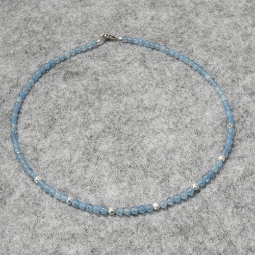 Aquamarin halskette - aquamarin,