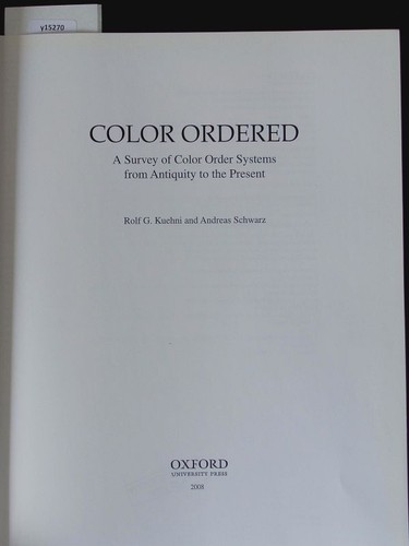 Color ordered survey - a,