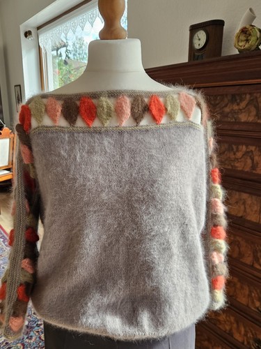 Angora pullover mit - angora,