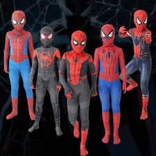 Spiderman Kostüm Kinder Marvel Karneval Cosplay Overall Jumpsuit Spielanzug
