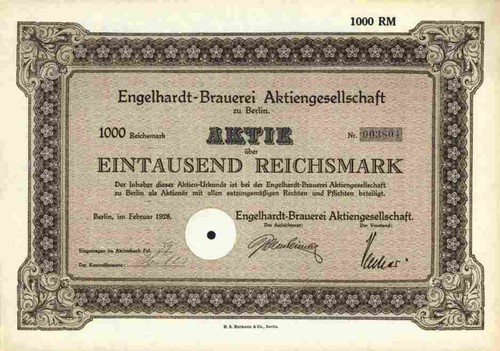 Engelhardt brauerei 1929 - engelhardt,