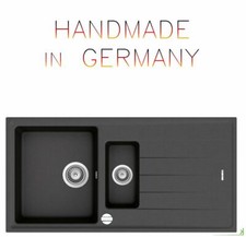 Granit Spüle grau 100 cm x 50 cm Küchenspüle 60er Unterschrank mit Drehexcenter