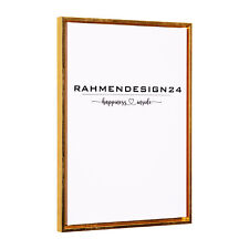 Schattenfugenrahmen OSLO, Gold - 50 Größen, für Keilrahmenbilder und Leinwände