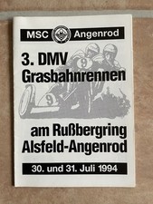 Programmheft Grasbahn Alsfeld Angenrod 1994  Speedway Rennprogramm Bahnsport