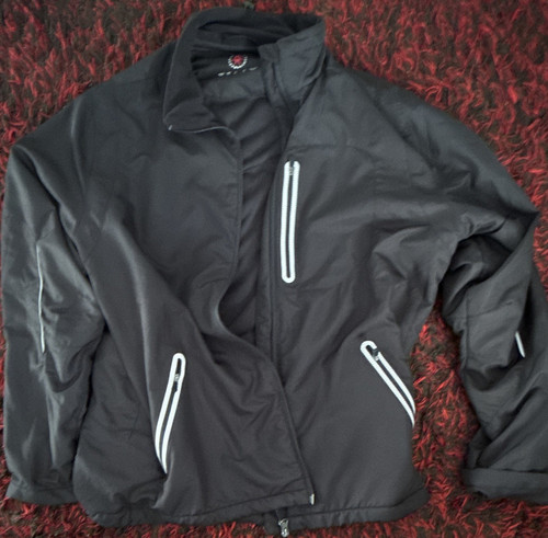 Laufjacke schwarz polyester - schwarz,