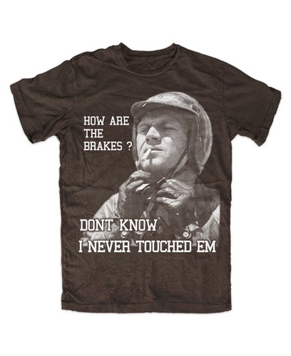 Steve mcqueen brakes shirt - mcqueen, t-shirt