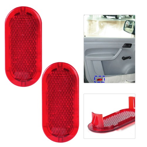 Rot türverkleidung - 2x,