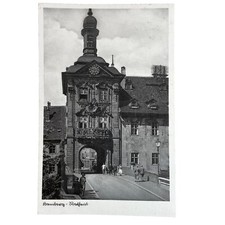 Postkarte AK Bamberg Rathaus