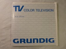 alte Bedienungsanleitung Fernseher TV Grundig M 55 - 575 + Beiheft