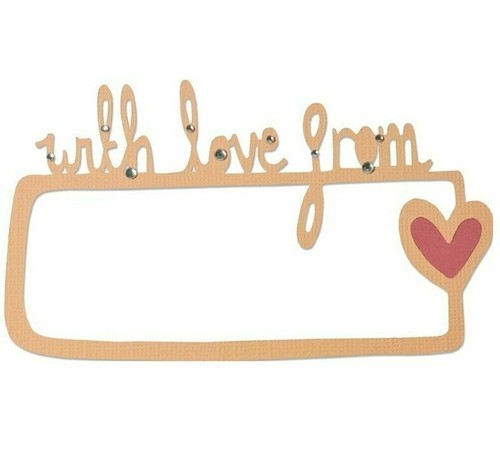 Sizzix thinlits stanze love - stanze, &