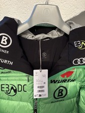 Bogner DSV Ski Jacke NEU Gr. 50 Team Germany Audi Würth E3/DC Green Reflective