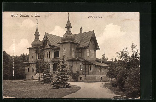 Ansichtskarte bad sulza - sulza, i