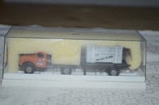 Brekina 1:87 Magirus Mercur Container Güterbahnverkehr Berlin unbespielt in OVP