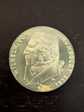 20 Mark Gedenkmünze Wilhelm von Humboldt DDR Silber
