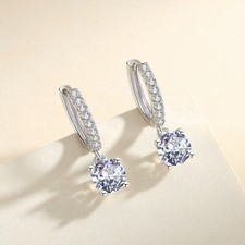 Creolen mit Anhänger Sterling