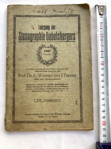 Lehrgang der stenographie - stenographie,