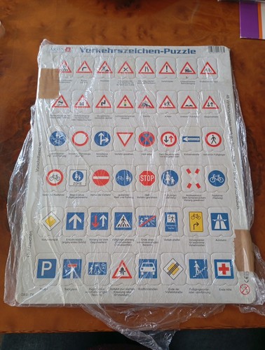 Verkehrszeichen puzzle - puzzle, 48